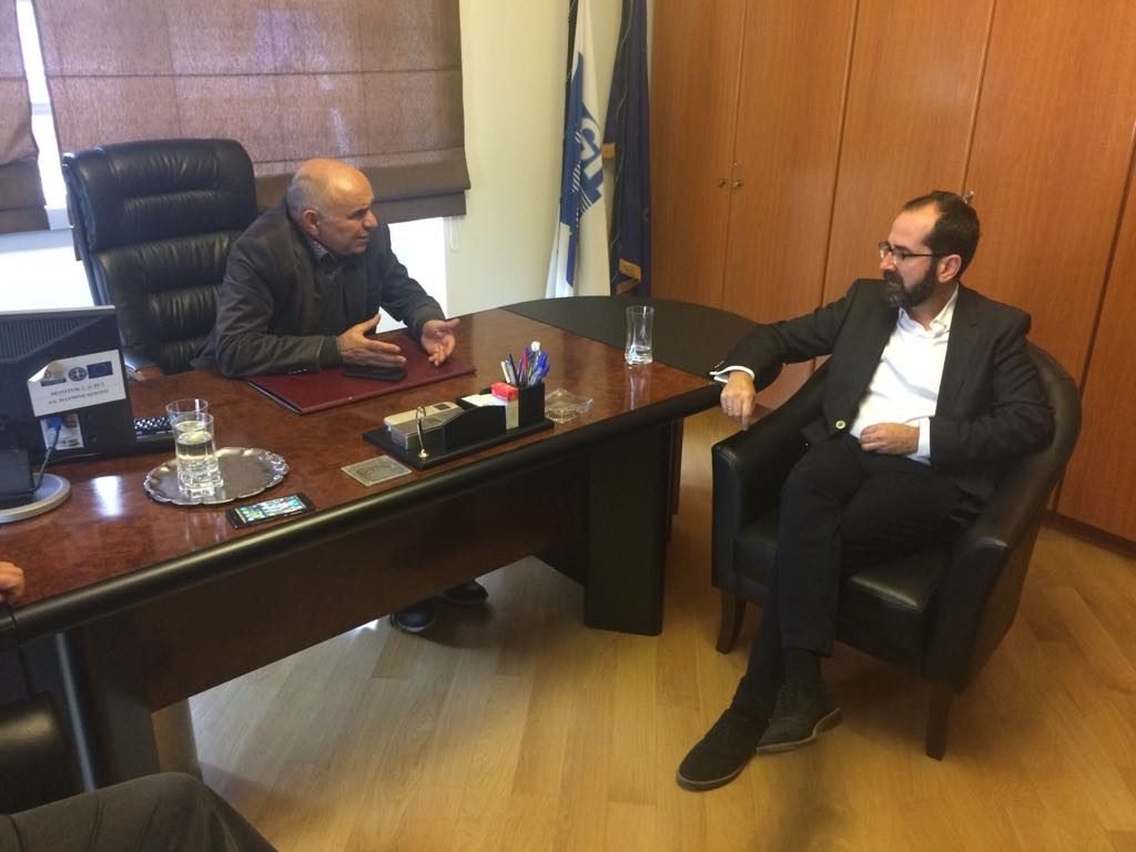 Συνάντηση με τον υποψήφιο Περιφερειάρχη Πελοποννήσου Γιάννη Μπουντρούκα
